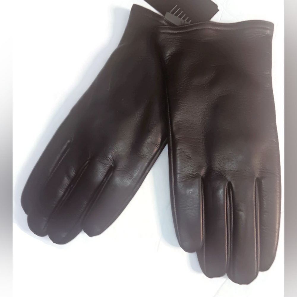WOMEN'S THINSULATE LEATHER GLOVES BLACK
